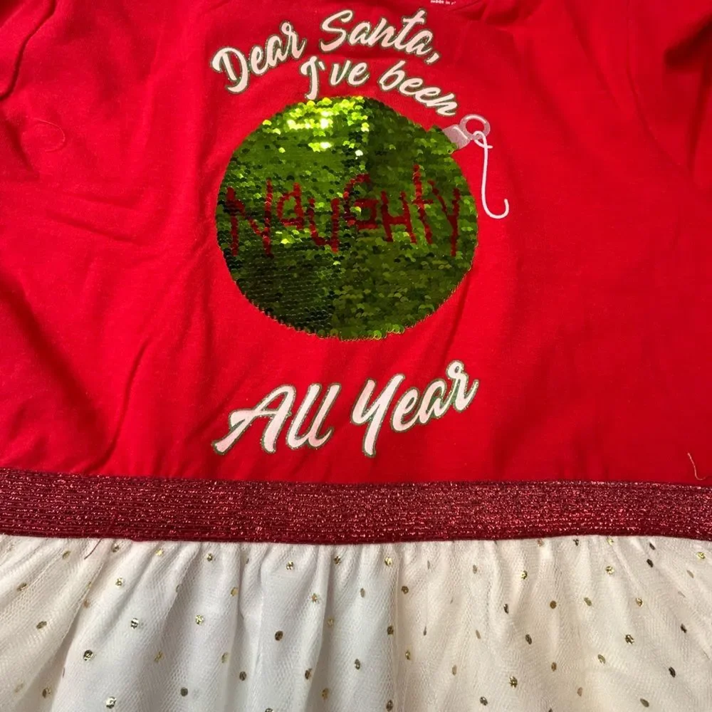 NWT Christmas Dress Girl’s Nice |Naughty Size XS. Magical Season. Multicolor